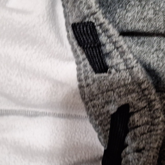 Nike dri fit fleece warmup drawstring pants sweatpants - XL 14/16 - gray silver - Picture 5 of 10